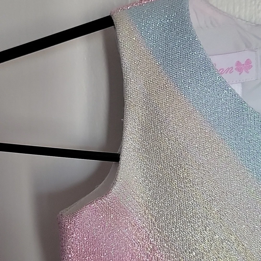Adorable little girls Princess/ Ballerina dress, 2T, pink 💗 yellow 💛 and blue.